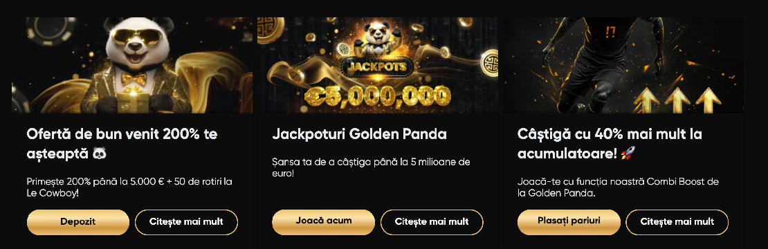 Golden Panda bonuses